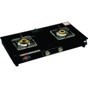 Gas Stove Surya Flame 2B Bello BLK MS Non Auto
