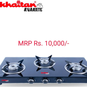 Khaitan Gas Sove Glass Top 3 Burner